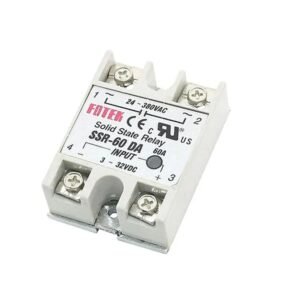 DC To AC SSR-60DA Solid State Relay Module 3-32 VDC /24-380VAC 60A - Image 1