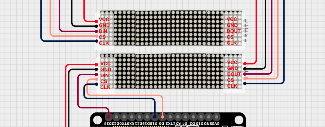 Esp32_with_matrix_display