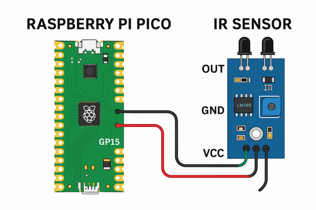 Interfacing IR Sensor With Raspberry Pi Pico Using MicroPython ...