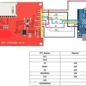 2.8 inch SPI Screen Module TFT Interface 240 x 320 without Touch - Image 4