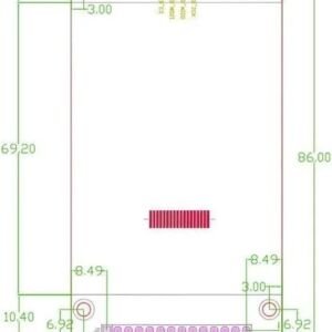 2.8 inch SPI Screen Module TFT Interface 240 x 320 without Touch - Image 3